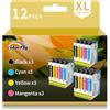 colorfly Cartucce Compatibile con E604XL Multipack per XP-2200 XP-2205 XP-3200 XP-3205 XP-4200 XP-4205 WF-2910DWF WF-2930DWF WF-2935DWF WF-2950DWF (12 Pezzi)