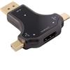 JSER Xiwai USB-C Displayport Mini DP 3in1 a HDMI femmina adattatore tipo C 4K 2K per computer portatile PC