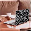 HLAAJJX Custodia per MacBook Air 13 Pollici M1 2021 2020 2019 2018 Modello A2337 A2179 A1932 con Touch ID,Cover Protettiva in Plastica per Mac Air 13.3 Case,Motivo Leopardato