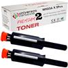 universo cartuccia * 103A W1103AD- 2 TONER compatibili con HP Neverstop Laser 1000a ,Wireless 1000w, MFP 1200a, Wireless 1200w (2 TONER W1103AD)