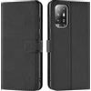 Verco custodia per OPPO A94 5G, Case per OPPO A94 5G Cover PU Pelle Portafoglio Protettiva, Nero