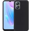 Generico compatibile con Blackview A52 / A52 Pro Custodia COVER case soft slim GEL SILICONE flessibile matte TPU MORBIDA nero protezione ANTIURTO