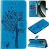 Zicgxin Cover per Realme GT 6/6T a Libro, Custodia Portafogli in PU+TPU con Portatessere e Supporto