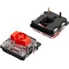 Ranked Gateron ks-27 Low Profile Switches per Tastiera da Gioco Meccanicas | Plate Mounted (Gateron Red, 90 Pezzi)