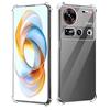GIOPUEY Cover Compatibile con Nubia Z70 Ultra, TPU Ultrasottile HD Case, Protezione del Cuscino d'Aria - Trasparente