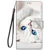 Nodigao Compatibile per Samsung Galaxy A56 5G Cover a Libro Pelle Book PU Portafoglio Magnetica con Disegni 360 Animale Motivo Antiurto Case Flip Protettiva Bumper Custodia - Gatto D
