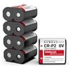TQTHL Confezione da 5 batterie al litio CR-P2, 6 V, 2000 mAh, 223A, 2CR-P2, EL223AP e DL223A