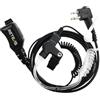 Retevis Walkie Talkie auricolare, Earphone di Sicurezza a 2 pin, Cuffie con microfono e PTT Compatibile con Motorola CP040 CP140 CP88 CP1200 GP300 GP2000 HYT-TC500 Radio Bidirezionale (1 pz)