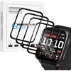 NEWZEROL 4 Pezzi Pellicola Protettiva Compatibile per Garmin Venu X1 | [Copertura Bordo] Pellicola per Bordo in Fibra di Carbonio 3D Pellicola AntiGraffio ad Alta Risoluzione Senza Bolle