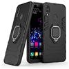 MaiJin LuluMain Compatibile con Huawei P Smart+ Cover, Custodia Armor Anello Cavalletto (Funziona con Il Supporto Magnetico per Auto) Case Paraurti per Huawei P Smart Plus, Nova 3i (Nero)