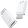 BTFO 2pz Adattatore Audio USB C Maschio a Femmina Cuffie, Tipo C Maschio a Femmina Convertitore Auricolare Dongle Compatibile con iPhone 15/16 Serie MacBook iPad Pro/Air/Mini
