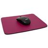 FAST WORLD SHOPPING ® Tappetino Per Mouse In Vera Pelle Liscia Con Lato Posteriore Antiscivolo Lavorazione Made In Italy Tappeto Mousepad Da Scrivania Ufficio Ottimo Come Idea Regalo (Fuxia)