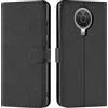 Verco custodia per Nokia G20, Case per Nokia G20 Cover PU Pelle Portafoglio Protettiva, Nero