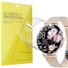 Blueshaweu Pellicola protettiva compatibile con smartwatch LIGE da donna 1,43 FV17, HD trasparente, pellicola protettiva flessibile in TPU [6 pezzi] compatibile con smartwatch LIGE FV17 (trasparente)