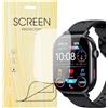 SNHVXLFW [6 Pezzo] Morbido Pellicola protettive per display Compatibile per Smartwatch Jugeman Orologio Intelligente Uomo Donna 2.06 P131 (6 Pezzo Protettive)
