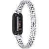 AISPORTS Compatibile con Fitbit Inspire 3 Cinturino,Cristallo Bling Brillantini Diamanti Strass per Gioielli Cinturino con Fibbia in Metallo Cinturino di Ricambio per Fitbit Inspire 3 Activity Tracker