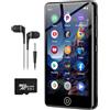 AGXOV 80GB Lettore MP3 con Wi-Fi & Bluetooth, 4,02 pollici touchscreen MP4 Player, Lettore Musicale Android con Spotify, Amazon Music, Deezer, Radio FM, Registratore Vocale, E-book Reader, Nero