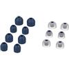 tecinity 7 Paia Auricolari di ricambio per Sony WF-1000XM3 / WF-1000XM4, 4 Misure Gommini in Silicone per Auricolari In-Ear (Blu)