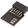 Bewinner Modulo TPM 2.0 12 Pin, Modulo TPM SPI 12 Pin per Memoria DDR4 della Scheda Madre Componenti di del Modulo TPM Stabile, Scheda Madre del Modulo TPM 2.0