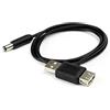 MINIRIG mr1022 - Cavo USB di 90 cm, Nero
