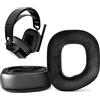 XBERSTAR Corsair - Cuscinetti di ricambio spessi per cuffie wireless CorsaIR HS80 RGB (pelle sintetica + cuscinetti in velluto)