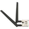 Bewinner Scheda WiFi di Rete M.2, Wireless 802.11ax 3000Mbps M.2 Key E CNVio 2 BT5.1 Scheda di Rete Gigabit Wireless Tripla Banda per Ufficio E Affari