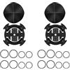 Boloest Supporto per bicicletta compatibile con GPS Garmin, supporto da manubrio per computer da bicicletta per Garmin Edge 200/500/510/520/800/810/1000 (con cinturino in silicone)