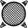 X AUTOHAUX Guardia della copertura della griglia della cialda nera del metallo del subwoofer dell'altoparlante dell'automobile da 6,5 pollici