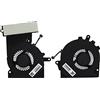 Annadue Ventola CPU 2pz a 4 Pin Adatta per OMEN 15‑ce/17‑an, Ventola di Raffreddamento CPU, Ventola di Raffreddamento per Case del Computer, Facile da Sostituire, Installazione Rapida.
