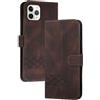 mvced flip cover compatibile per iPhone 11 Pro Max (6.5),Premium Pelle PU Custodia Caso Supporto Stand Slot,Caffè
