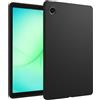 GIOPUEY Cover per Samsung Galaxy Tab A11, Guscio posteriore in TPU morbido, Ultra-sottile, Anti-vibrazione e anti-scivolo - Nero