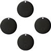 Ajblg Smart Tracker Tags-4 Pack per Android (non iOS o Huawei), batteria sostituibile, ricerca oggetti per bagagli, zaino, chiavi