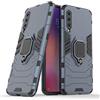 MaiJin Compatibile con Xiaomi Mi 9 Cover, Custodia Armor Anello Cavalletto (Funziona con il Supporto Magnetico per Auto) Case Paraurti per Xiaomi Mi9 (Blu Navy)