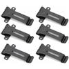 Annadue 6 Pezzi di Ricambio per Clip da Cintura Radio per TK 208 TK 308 TH 22AT TH 42AT TK2118 TK3118, per Baofeng BF 888S BF 666s BF 777S BF 5118.