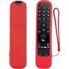 Avtbeisty Cover per telecomando TV LG MR24GA MR24GN MR23GA MR23GN MR22GN MR22GA AN-MR21GA antiurto antiscivolo custodia protettiva in silicone per telecomando LG Magic - non incandescente rosso
