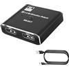 XMSJSIY DisplayPort Switch 8K Bidirezionale DP Switcher 1 in 2 out / 2 in 1 out Splitter ad alta velocità Convertitore di commutazione DP Utilizzare DP versione 2.1 Supporto cavo 8K@60Hz
