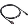 PATIKIL Cavo di Prolunga a 3 Pin 3,28 Piedi 22Awg Impermeabile Ip67 Nero | con Maschio e Femmina Su Entrambe Le Estremità, per Strisce Led, Connettore