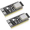 AYWHP Scheda di sviluppo per ESP AYWHP 2 PCS moduli per ESP-DevKitC-S3 con MCU a basso consumo WROOM-1-N16R8, Wi-Fi dual-mode e connettore Bluetooth Type-C, compatibile con Arduino