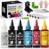 GOODTINTAS Kit di ricarica da 500 ml di inchiostro compatibile per cartucce d'inchiostro Canon PG-545 o 545XL, CL-546 o 546XL, PG-512, PG-510, CL511, CL-513, con accessori + 50 ml di pulizia testine