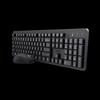 Trust Ymo II - Set tastiera e mouse wireless silenzioso QWERTY UK, tasti flottanti a basso profilo, resistenti alle fuoriuscite, un ricevitore USB, mouse ambidestro 800-1600 DPI, combinazione