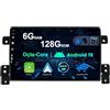 BXLIYER [6GB+128GB] Android 15 IPS Autoradio Per Suzuki Grand Vitara (2005-2015) - Senza fili CarPlay/Android Auto - LED Camera + MIC - DAB Fast-boot Volante 360-Camera WIFI DSP AHD - 2 Din 9 Pollici