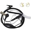 UAYESOK Walkie Talkie Bodygurnd Auricolare Air Acoustic Tube Headset VOX PTT Mic per 2-Pin Midland G6 G7 G8 G9 pro M24 M24 plus M48 M99 G7 XTR GXT650 LXT8 Radio a 2 vie