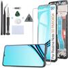 RongZy LCD Display per Realme Note 50 RMX3834 Schermo LCD per Realme Note 50 Touch Screen Assemblea Sostituzione di Vetro Digitalizzatore con Strumenti(6.74, Nero con Cornice)