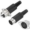 QUARKZMAN 4 Pz Spina DIN Maschio 4 Pin Per Dispositivi Audio Digitali | Adattatore Femmina Presa A Pannello Incassata, TV Lettore DVD