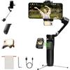 Hohem iSteady V3 Ultral AI Stabilizzatore a Tre Assi per Smartphone: Tracciamento Automatico, Schermo Touch a Colori, Luce a 3 Colori, Adattamento Magnetico, Rotazione 360°, iOS/Android per Video