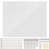 Yunseity Banco di Prova per PC Open Frame, Overlock per Scheda Madre ATX Trasparente Case per PC Telaio Open Air Fai da Te, 330x268mm Acrilico, Kit Facile da Montare