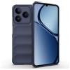 RankOne Custodia in Silicone Liquido Airbag per Realme Note 60 / Realme Note 60X (6.74 Inches) - Blu Scuro