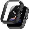 KUTEWEU Orologio Custodia Compatibile con Amazfit Bip 3/ Bip3 Pro, PC Custodia Rigida Protezione completa Anti-Graffio Cover Shell Case per Amazfit Bip3 Pro Smartwatch Accessori (Black)