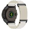 KiimLaa QuickFit 20mm Sportiva Cinturino per Garmin Fenix 8 43mm/Fenix 7S Pro Solar/Fenix 7S/Fenix 6S/Fenix 6S Pro, Nylon Cinturini di Ricambio per Garmin Descent Mk3S/MK3Si/Mk2S - Stella
