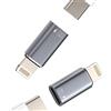 zoyuzan OTG Audio Adattatore da USB C a Lightning(Set di 2) iPhone Caricabatterie Cavo USBC Femmina Jack Apple Maschio Spina Convertitore Mini Tipo Camera Flash Disco Adapter per 14 13 12 11 Pro Max 7 X Ipad
